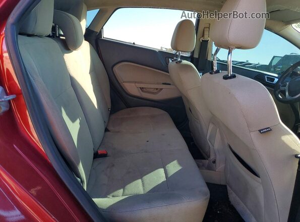 3FADP4BJ9GM206120 2016 FORD FIESTA Red Հետևի նստատեղերի տեսք
