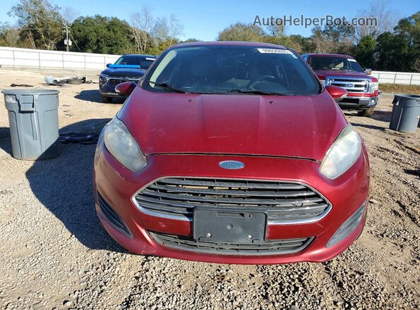 3FADP4BJ9GM206120 2016 FORD FIESTA Red Դիմացի տեսք