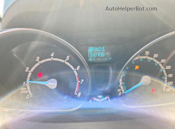 3FADP4BJ9HM150469 2017 FORD FIESTA Silver Instrument cluster view