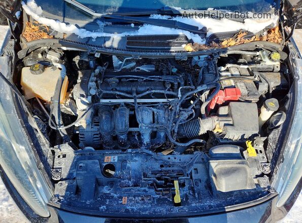 3FADP4BJ9JM107773 2018 FORD FIESTA Черный Вид задней части салона