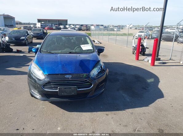 3FADP4BJ9JM114643 2018 FORD FIESTA Blue Вид щитка приладів