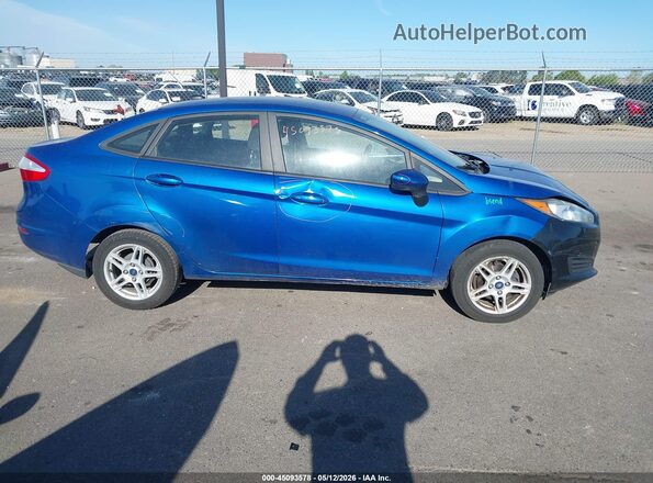 3FADP4BJ9JM114643 2018 FORD FIESTA Blue Вид задньої частини салону