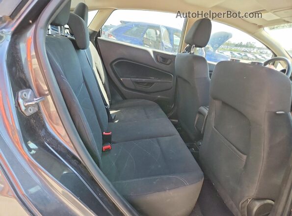 3FADP4BJ9JM123729 2018 FORD FIESTA Charcoal უკანა სავარძლების ხედი