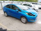 2017 Ford Fiesta Se Blue vin: 3FADP4BJXHM130599