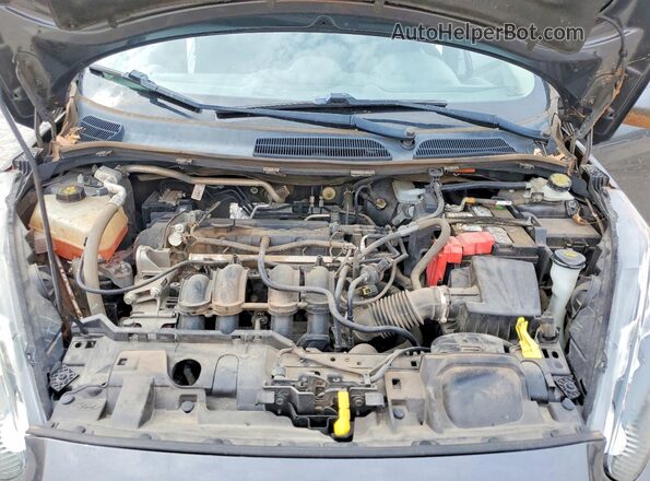 3FADP4BJXJM104414 2018 FORD FIESTA Серый Вид задней части салона