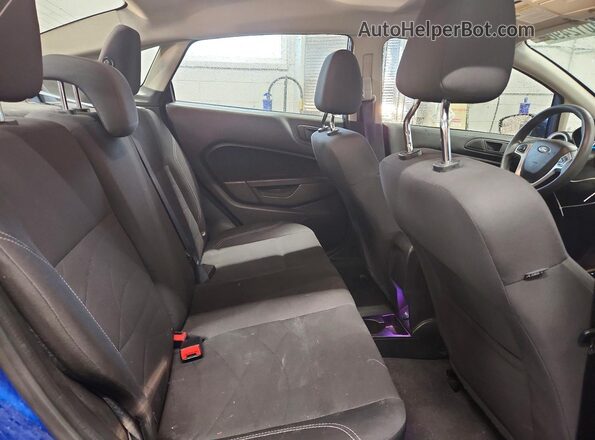 3FADP4BJXJM122900 2018 FORD FIESTA Blue Вид задніх сидінь
