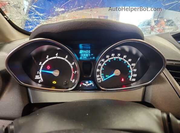 3FADP4BJXJM122900 2018 FORD FIESTA Blue Вид щитка приладів