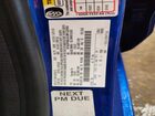 2018 Ford Fiesta Se Blue vin: 3FADP4BJXJM122900
