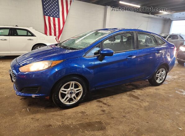 3FADP4BJXJM122900 2018 FORD FIESTA Blue Передня ліва чверть