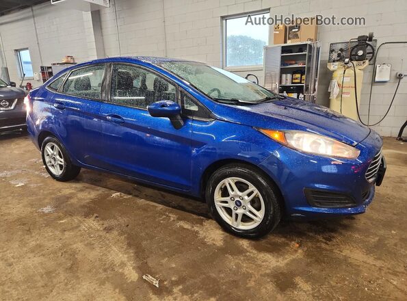3FADP4BJXJM122900 2018 FORD FIESTA Blue Передня права чверть