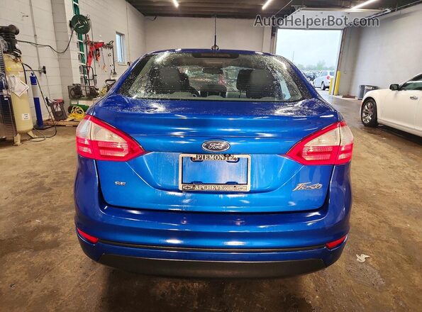 3FADP4BJXJM122900 2018 FORD FIESTA Blue Вид ззаду
