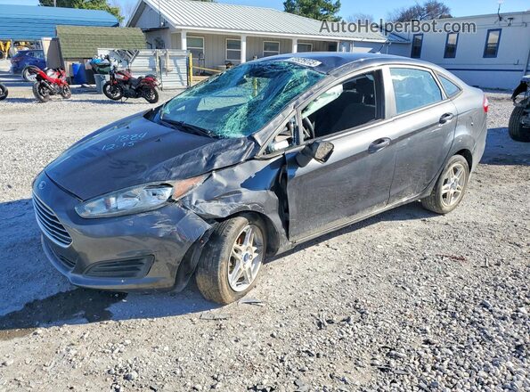 3FADP4BJXKM141884 2019 FORD FIESTA Gray Передня ліва чверть