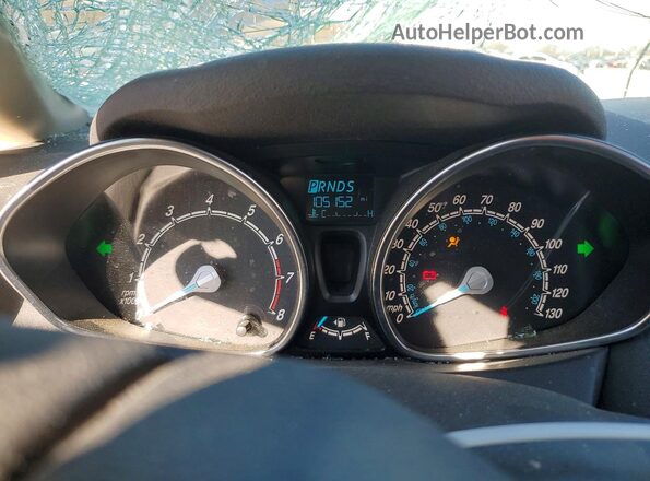 3FADP4BJXKM141884 2019 FORD FIESTA Gray Вид щитка приладів