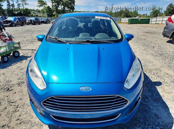 3FADP4CJ8HM161641 2017 FORD FIESTA Синий Вид спереди