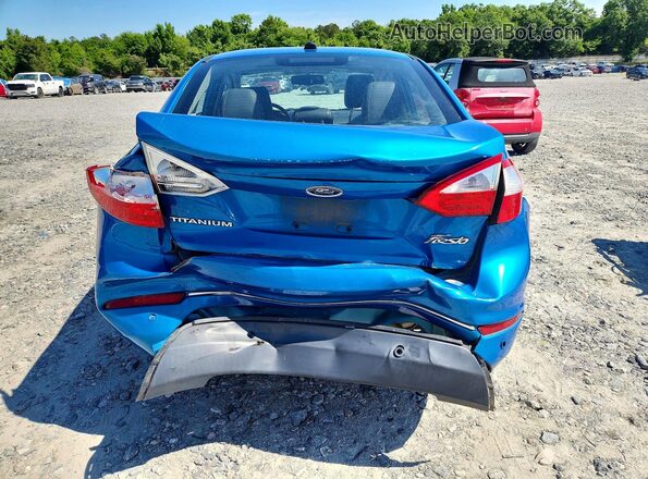 3FADP4CJ8HM161641 2017 FORD FIESTA Синий Вид сзади