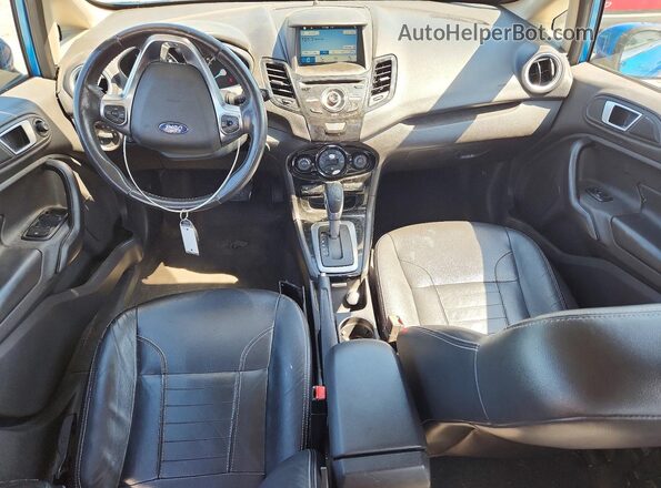 3FADP4CJ8HM161641 2017 FORD FIESTA Синий Вид панели приборов