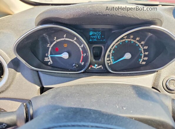3FADP4CJ8HM161641 2017 FORD FIESTA Синий Вид щитка приборов