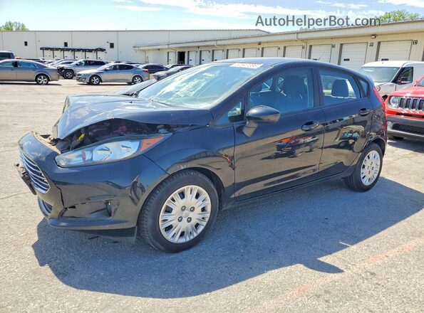 3FADP4EE6HM169690 2017 FORD FIESTA Black Передня ліва чверть