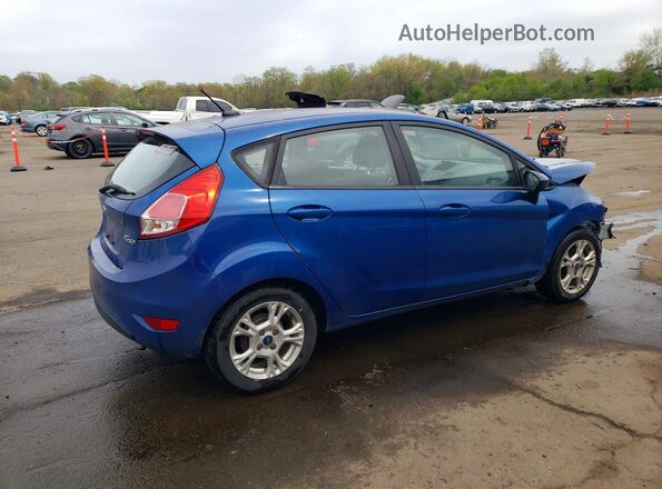 3FADP4EJ0JM107981 2018 FORD FIESTA Синий Задняя правая четверть