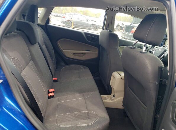3FADP4EJ0JM107981 2018 FORD FIESTA Синий Вид задних сидений