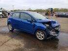 2018 Ford Fiesta Se Синий vin: 3FADP4EJ0JM107981