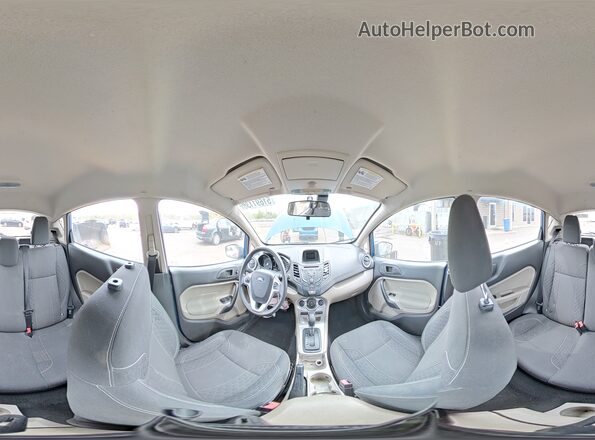 3FADP4EJ0JM107981 2018 FORD FIESTA Синий Панорамный вид салона 360°