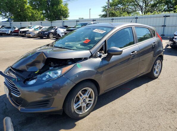 3FADP4EJ0KM111854 2019 FORD FIESTA Угольный Передняя левая четверть