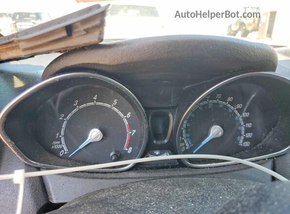 3FADP4EJ0KM111854 2019 FORD FIESTA Угольный Вид щитка приборов