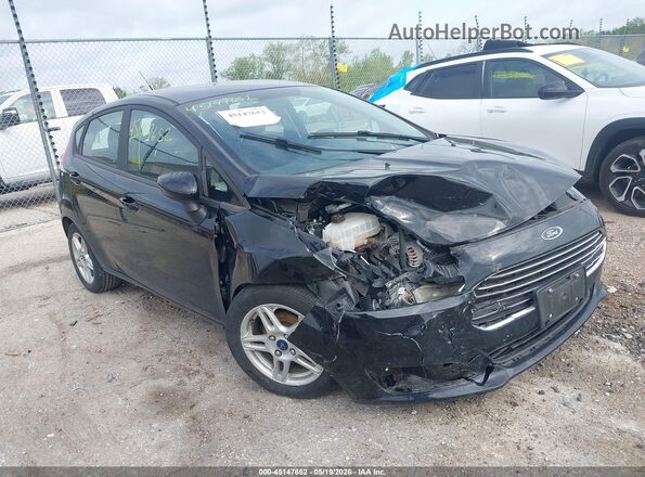 3FADP4EJ0KM144692 2019 FORD FIESTA Черный Передняя правая четверть
