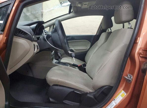 3FADP4EJ2HM104316 2017 FORD FIESTA Orange Vista interior delantera