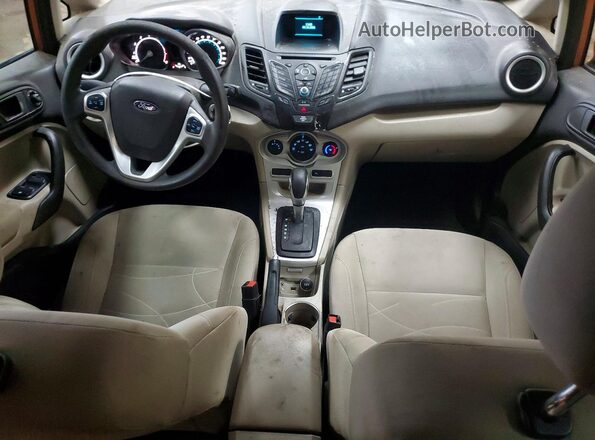 3FADP4EJ2HM104316 2017 FORD FIESTA Orange Vista del salpicadero