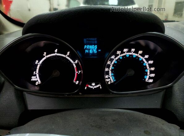 3FADP4EJ2HM104316 2017 FORD FIESTA Orange Vista del cuadro de instrumentos