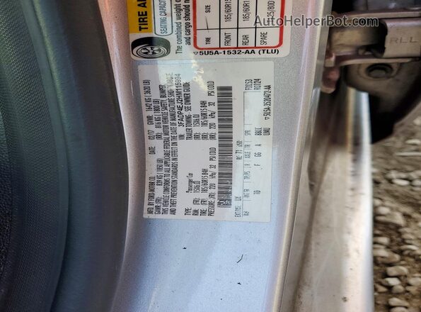 3FADP4EJ2HM115994 2017 FORD FIESTA Silver Engine compartment view