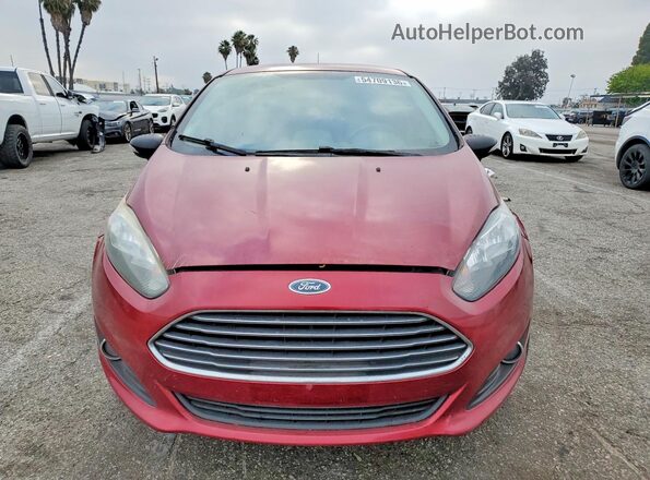 3FADP4EJ3GM147254 2016 FORD FIESTA Красный Вид спереди