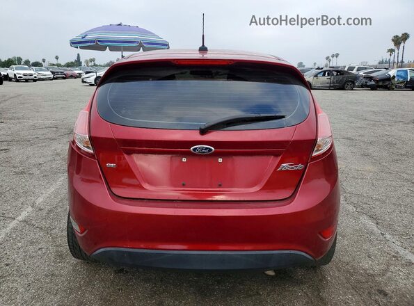 3FADP4EJ3GM147254 2016 FORD FIESTA Красный Вид сзади