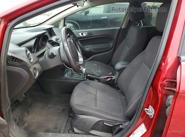 3FADP4EJ3GM147254 2016 FORD FIESTA Красный Вид салона спереди