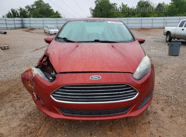 3FADP4EJ4JM102105 2018 FORD FIESTA Красный Вид спереди