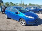 2019 Ford Fiesta Se Синий vin: 3FADP4EJ4KM140726