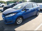 2019 Ford Fiesta Se Синий vin: 3FADP4EJ4KM157414