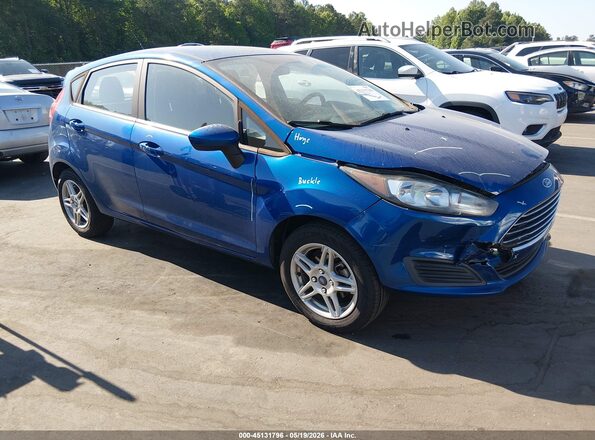 3FADP4EJ4KM157414 2019 FORD FIESTA Синий Передняя правая четверть
