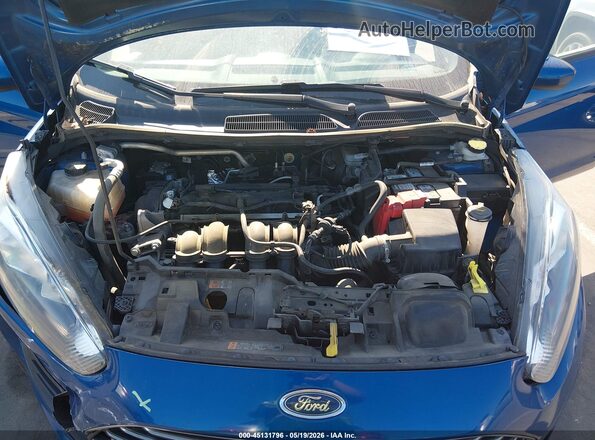 3FADP4EJ4KM157414 2019 FORD FIESTA Синий Вид сзади