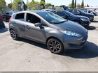 2018 Ford Fiesta Se Gray vin: 3FADP4EJ5JM146954