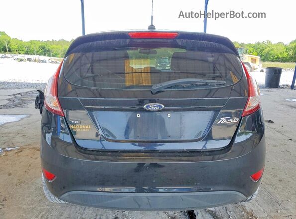 3FADP4EJ6HM123886 2017 FORD FIESTA Black Вид ззаду