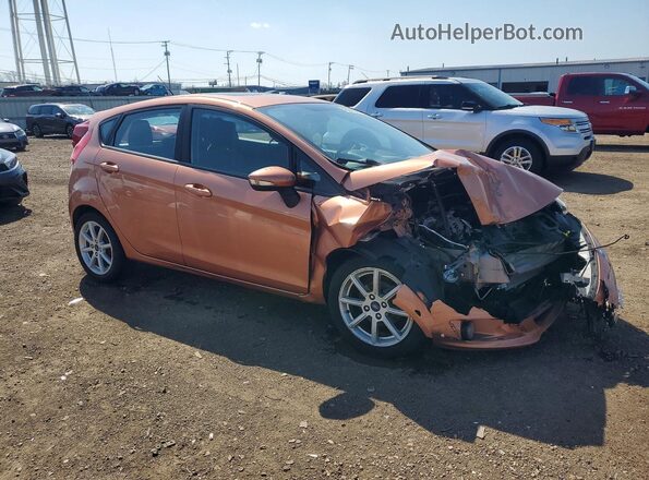 3FADP4EJ7HM102240 2017 FORD FIESTA Оранжевый Передняя правая четверть