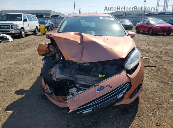 3FADP4EJ7HM102240 2017 FORD FIESTA Оранжевый Вид спереди