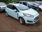 2017 Ford Fiesta Se Light Blue vin: 3FADP4EJ7HM168528