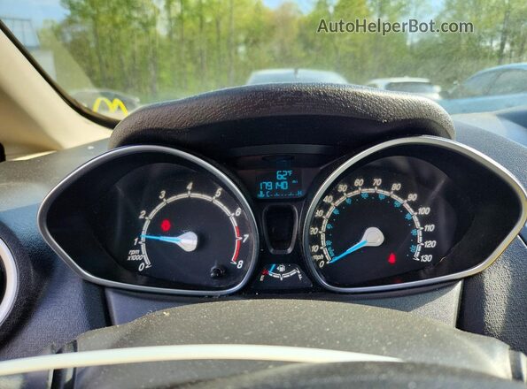 3FADP4EJ8JM100549 2018 FORD FIESTA Белый Вид щитка приборов