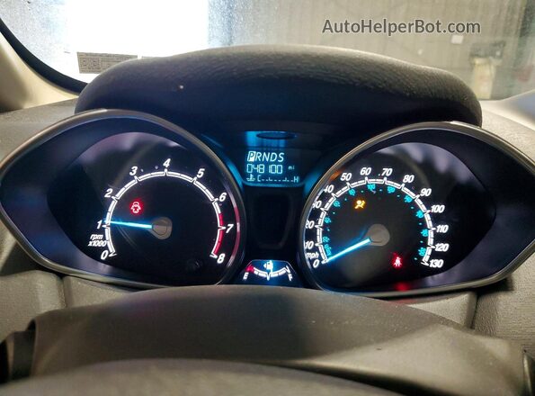 3FADP4EJ8KM125369 2019 FORD FIESTA Серебряный Вид щитка приборов