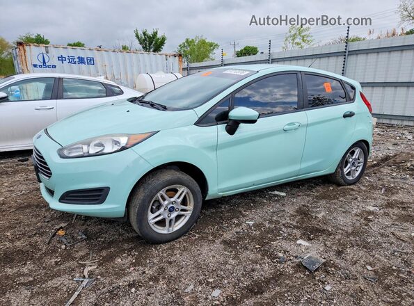 3FADP4EJ9HM115846 2017 FORD FIESTA Бирюзовый Передняя левая четверть