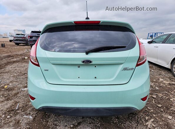 3FADP4EJ9HM115846 2017 FORD FIESTA Бирюзовый Вид сзади